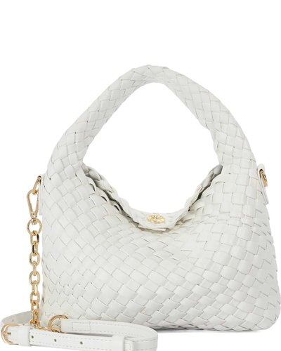 White Woven Shoulder Bag