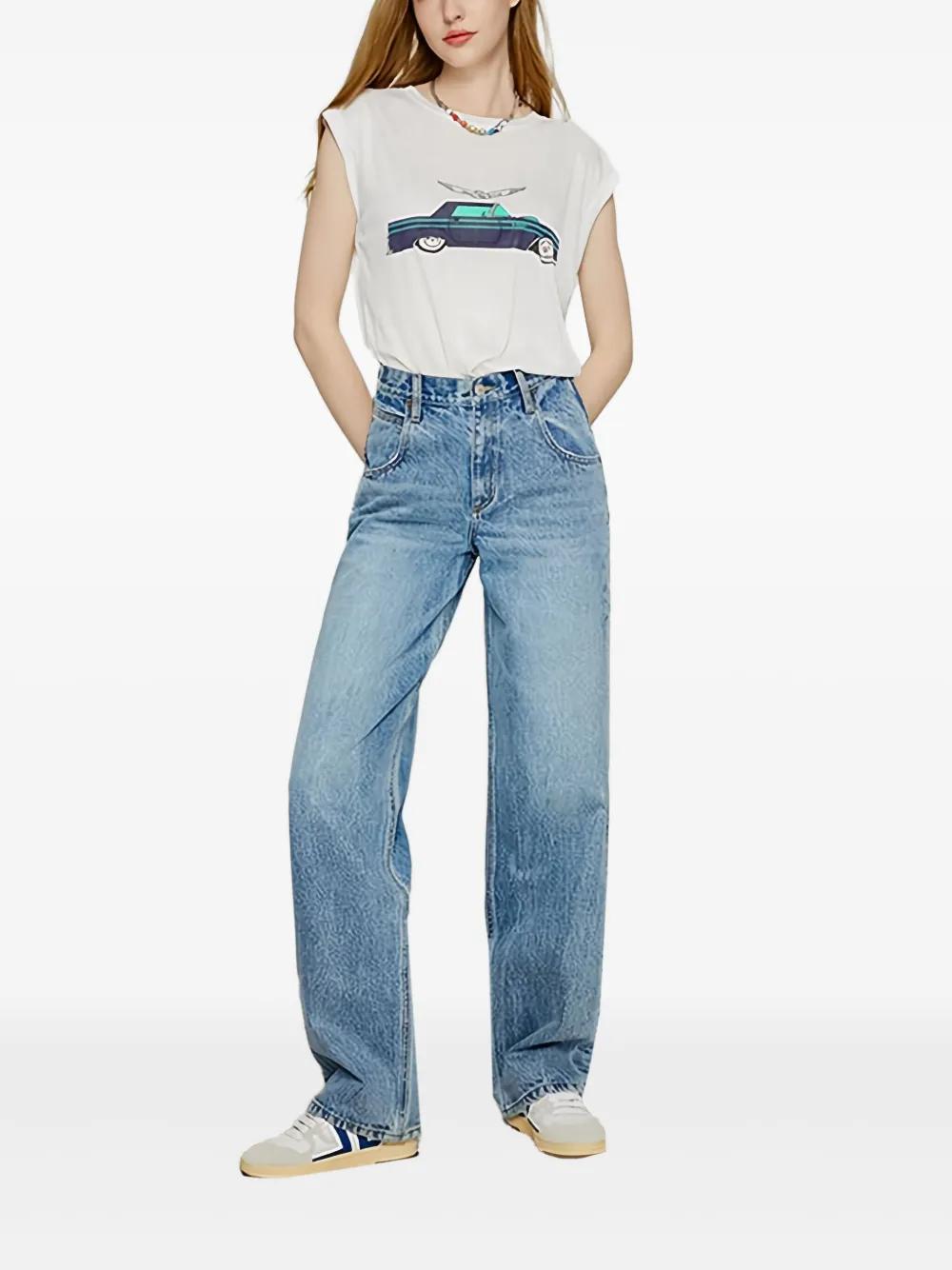 Blue Straight Jeans