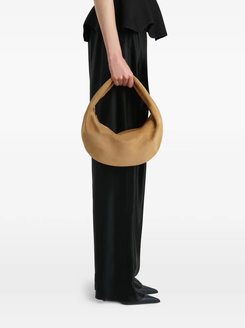 Beige Sculptural Shoulder Bag