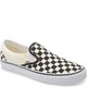 Checkerboard Vans Slip-Ons
