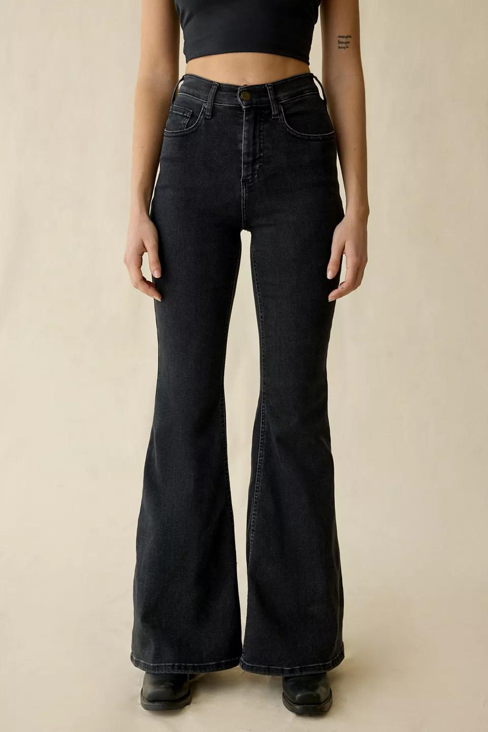 Black Flared Jeans