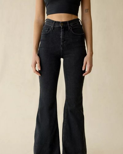 Black Flared Jeans
