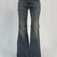 Light Wash Low-Rise Flare Jeans