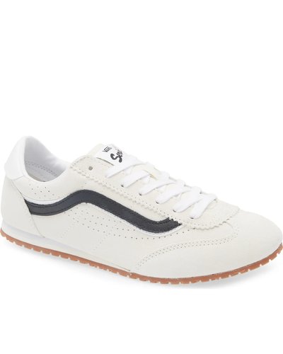White Vans Suede Runner Sneakers