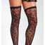 Black Lace Thigh-High Stockings