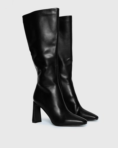 Black Knee-High Boots