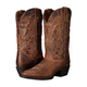 Brown Embroidered Cowboy Boots