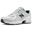 Silver and White Running Sneakers
