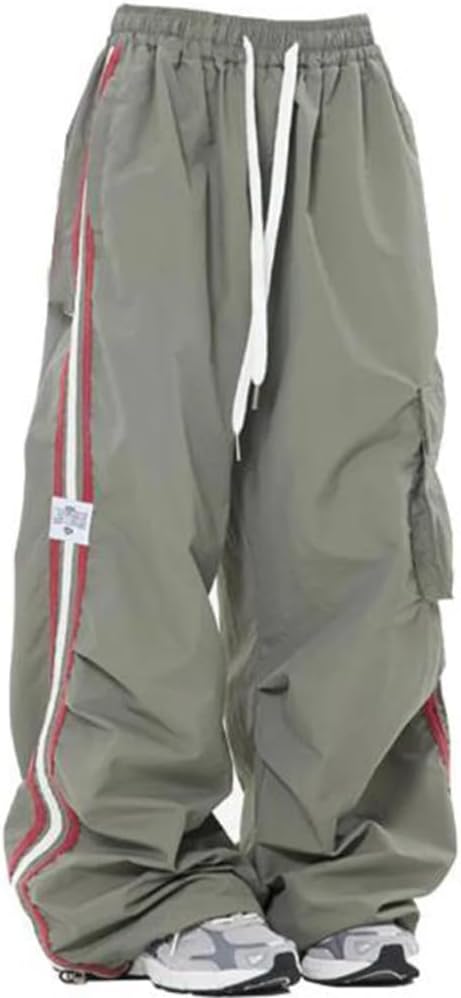 Olive Cargo Track Pants