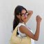 Pale Yellow Shoulder Bag
