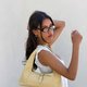 Pale Yellow Shoulder Bag