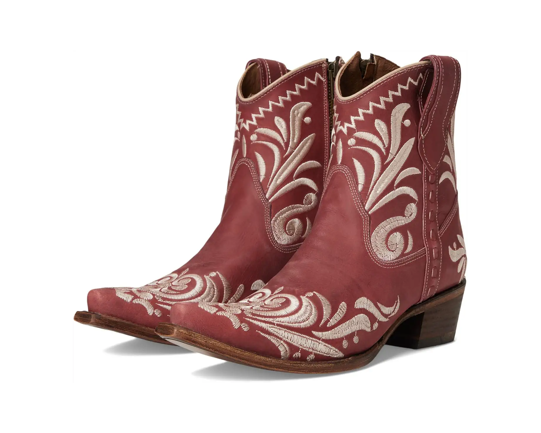 Red Embroidered Cowboy Boots