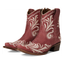 Red Embroidered Cowboy Boots