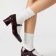 Steve Madden Darcey Wine Patent Heels