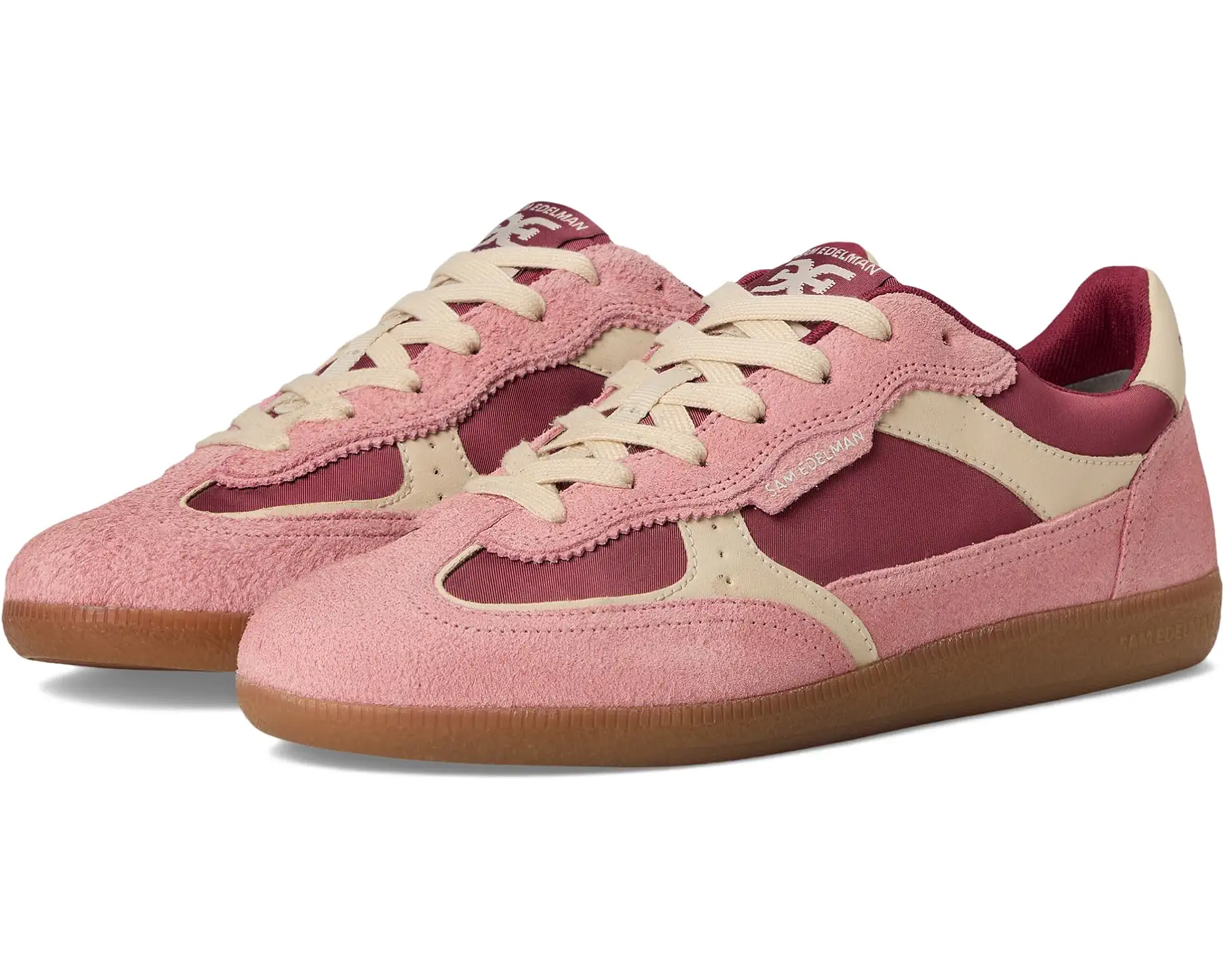Pink Suede Sneakers
