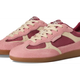 Pink Suede Sneakers