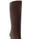 Brown Heeled Knee-High Boots