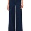 Dunkelblaue Wide-Leg-Jeans