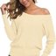 Cream Off-Shoulder Top