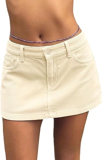 Cream Mini Skirt