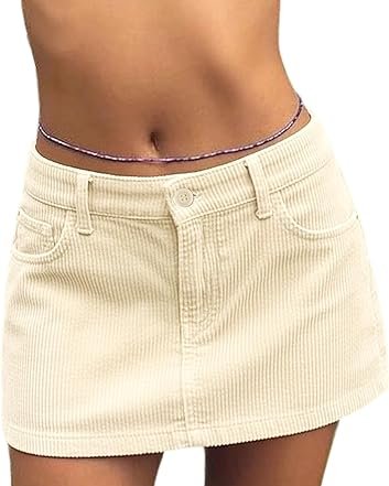 Cream Mini Skirt