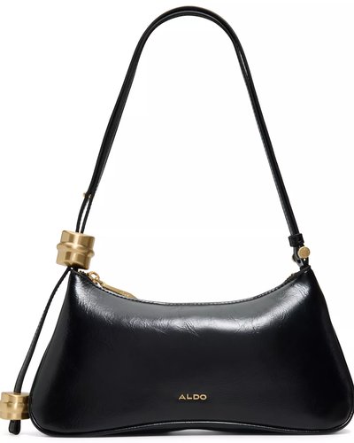 Schwarze Schultertasche