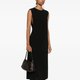 Black Sleeveless Midi Dress