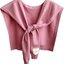 Mauve Knit Shoulder Wrap (Detail)