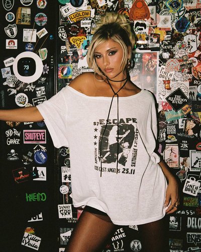 White Escape Graphic T-Shirt