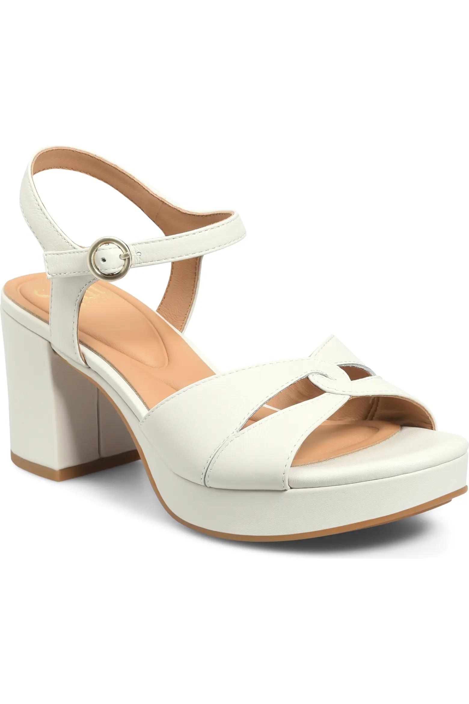 White Platform Sandals