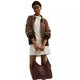 Brown Structured Tote Bag