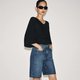 Denim Bermuda Shorts