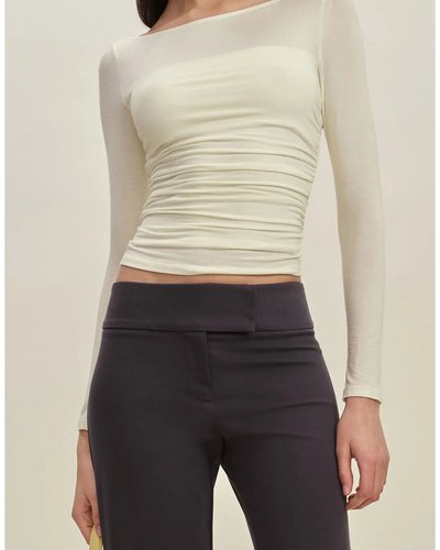 Grey Wide-Leg Jeans