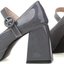 Grey Mary Jane Heels
