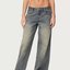 Wide-Leg Denim Jeans