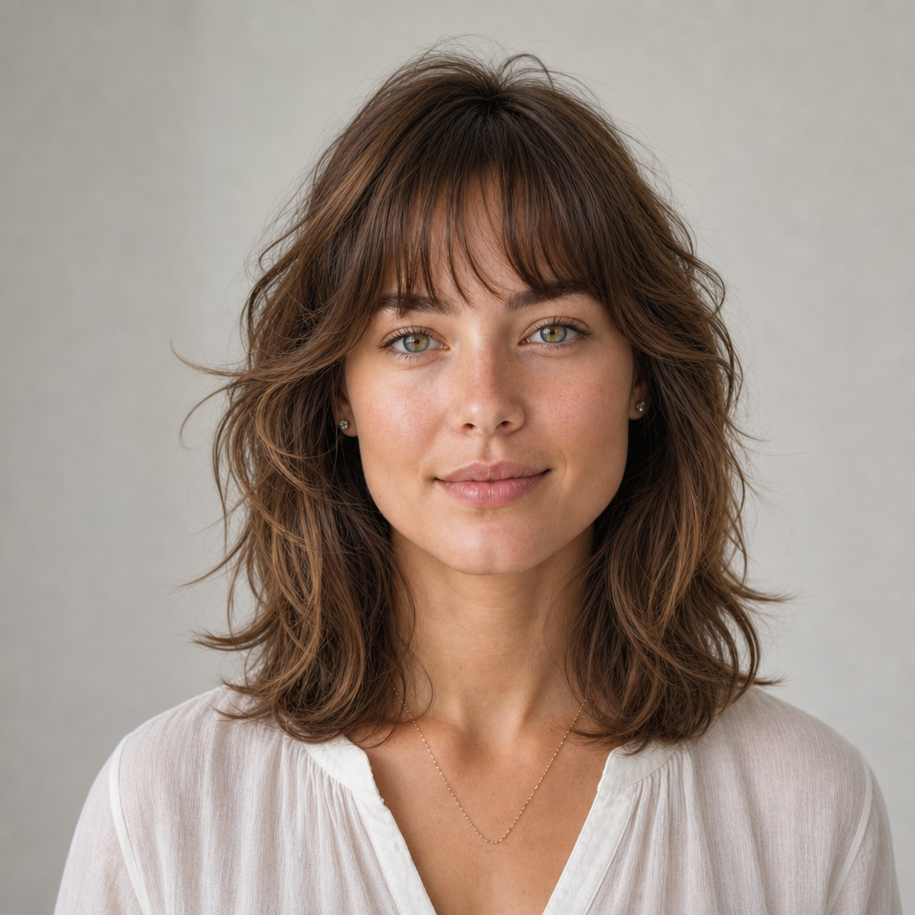 Shag Cut with Full Fringe