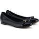 Schwarze Lackballerinas