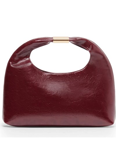 Glossy Burgundy Handbag