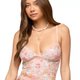 Pink Floral Corset Top