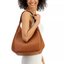 Brown Woven Hobo Bag