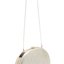 Ivory Pearl-Effect Frame Clutch