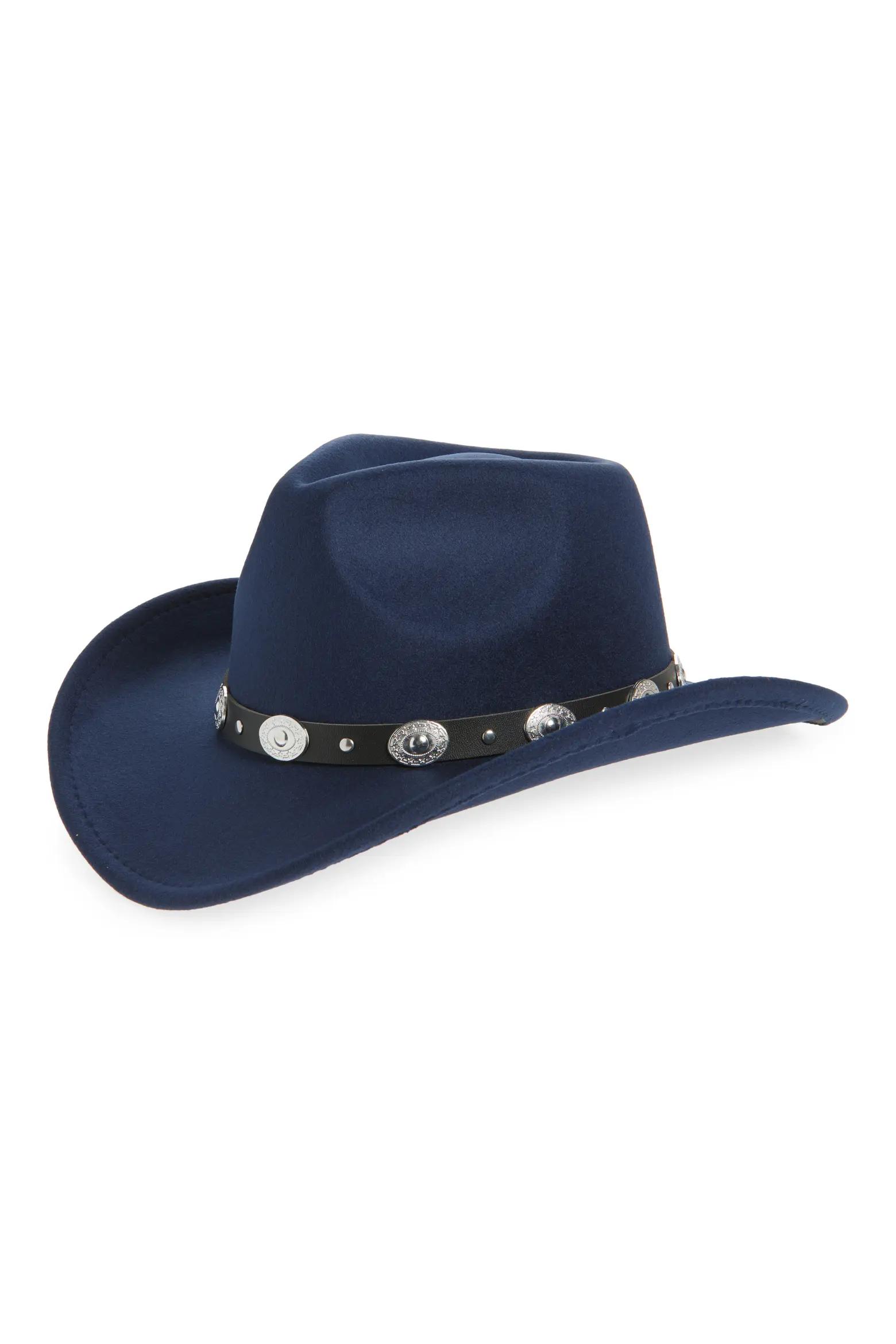 Navy Cowboy Hat