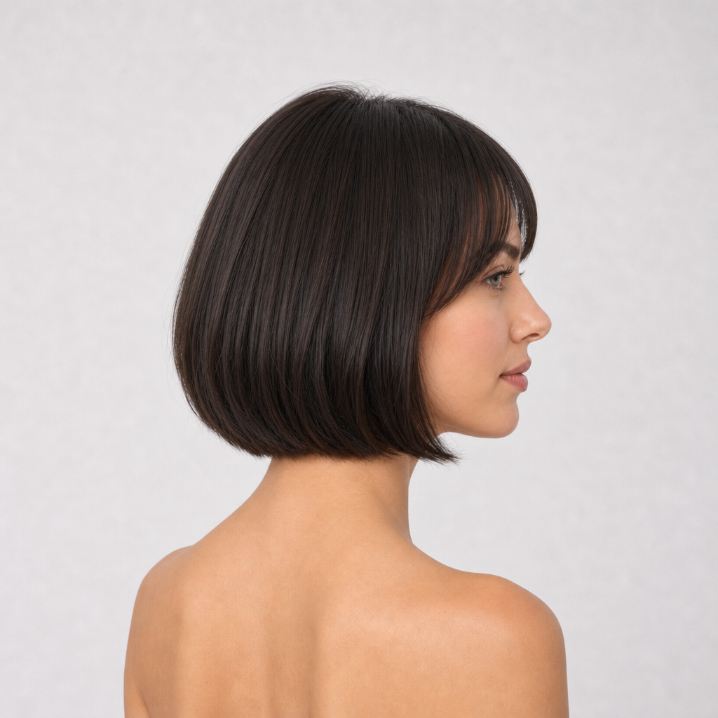 Blunt Bob with Bangs angle 2
