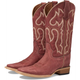 Burgundy Embroidered Cowboy Boots
