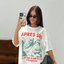 White Ski Graphic T-Shirt