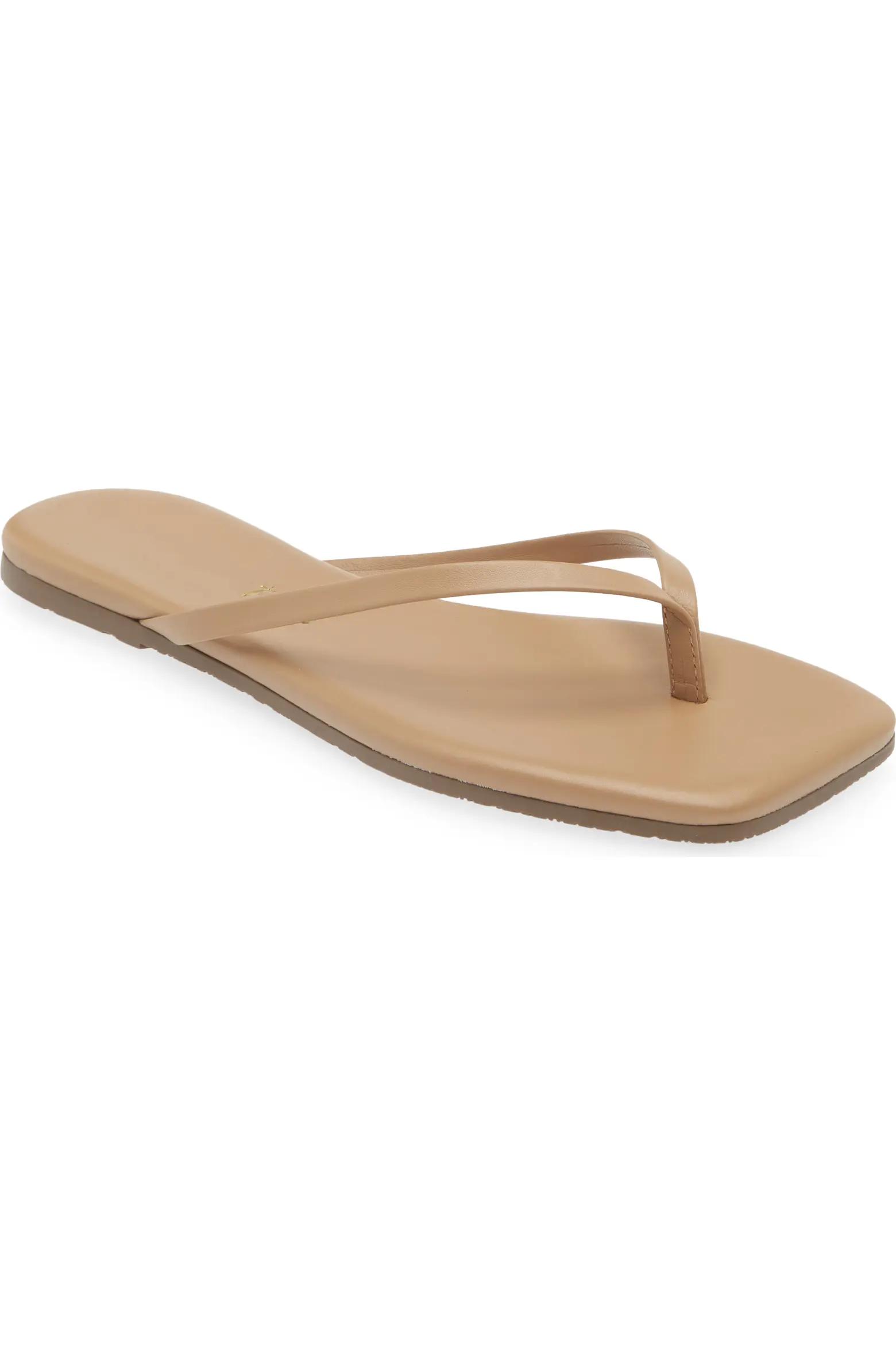 Tan Flip-Flop Sandals