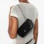 Black Leather Belt Bag