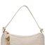 Cream Woven Shoulder Bag