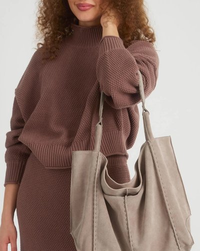 Beige Soft Shoulder Bag