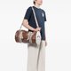 Brown Graphic Duffel Bag